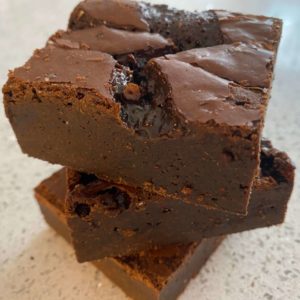 salted car brownie